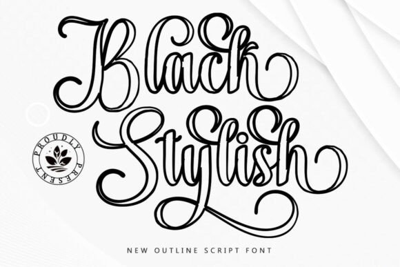 Black Stylish Outline: A Modern Take on Timeless Elegance