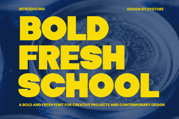 Bold Fresh School: A Practical Look at This Playful Display Font