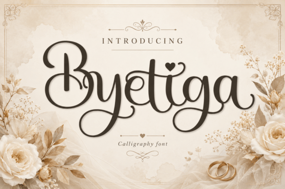 Byetiga: Where Romantic Script Meets Modern Design Sensibility