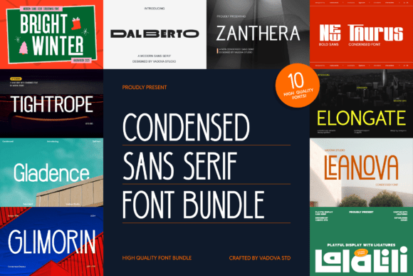 Condensed Sans Serif: A Modern Typographic Solution for Space-Efficient Design