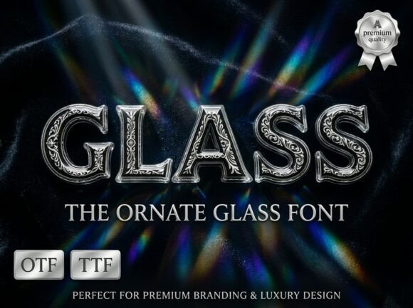 Glass: A Display Font of Optical Luxury