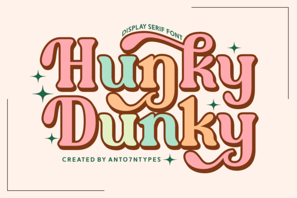 Hunky Dunky: The Font That Feels Like a Summer Hug