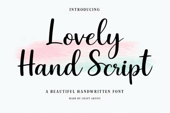Lovely Hand Script: Elegance in Every Curve
