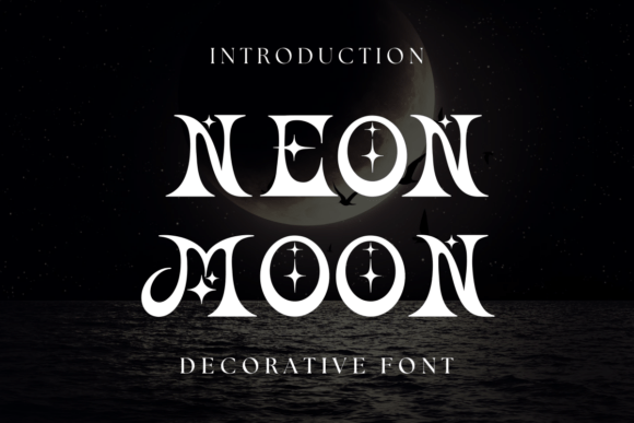 Neon Moon: A Gorgeous Decorative Font
