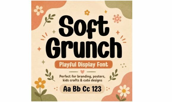 Soft Grunch: Playful Retro Typography That Connects